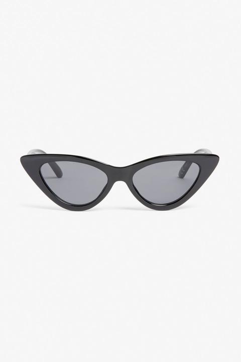 Cat Eye Sunglasses - Black