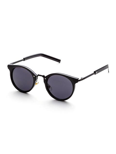 Nero Struttura In Metallo Braccio Occhiali Da Sole Vintage