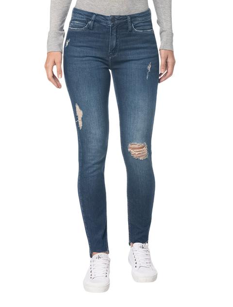 Calça Jeans Five Pocktes Super Skinny Ckj 001 Super Skinny - Marinho