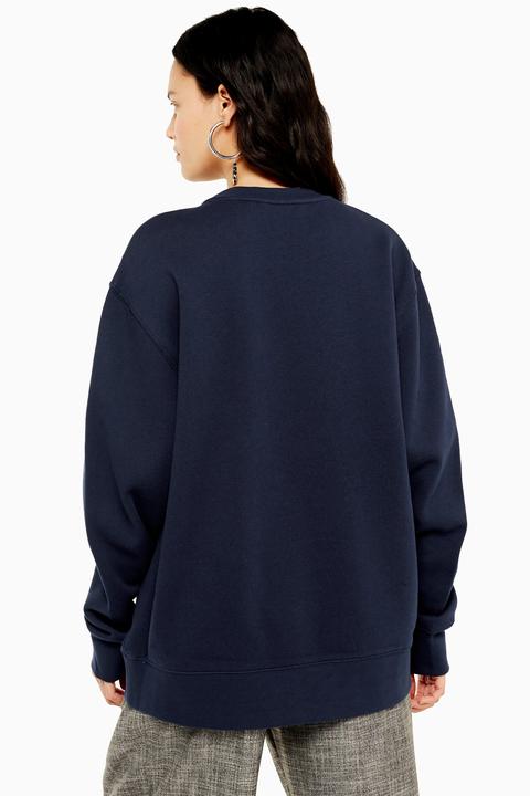 Ladies navy cheap blue sweatshirt