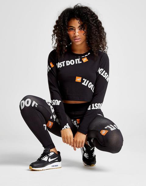 Nike Just Do It Maglia Crop Donna - Only At Jd, Nero di Jd Sports su 21  Buttons