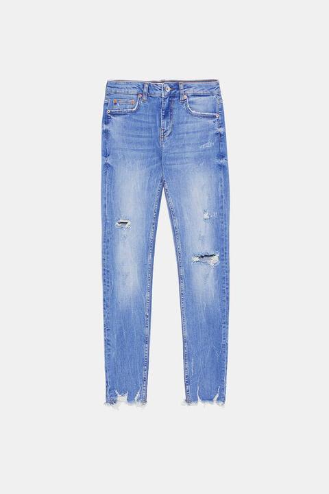 Jeans Zw Premium Skinny Multidamage
