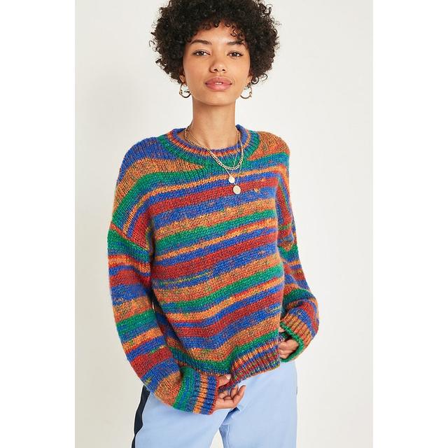 rainbow striped sweater urban outfitters