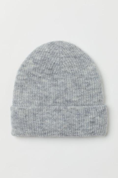 Gorro De Canalé Con Lana - Gris