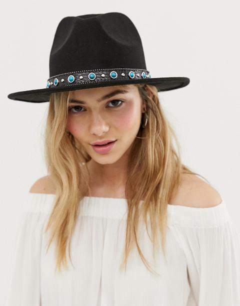 Svnx Western Hat-black