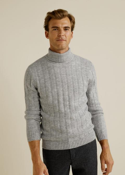 Structured Turtle Neck Sweater