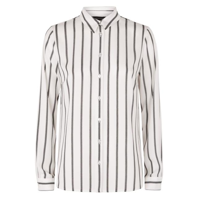 White Stripe Long Sleeve Shirt New Look 