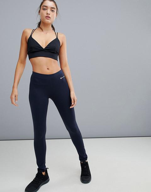 Champion - Leggings Blu Navy - Navy