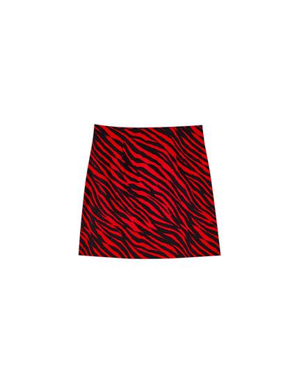 Minifalda Animal Print