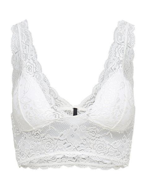 Sujetador Blanco Encaje De Only | Buylevard