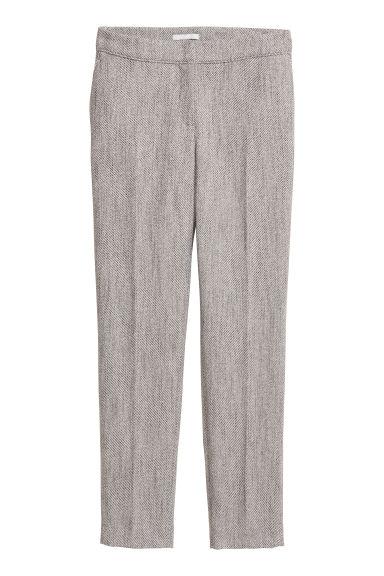 H & M - Pantaloni Da Tailleur - Grigio