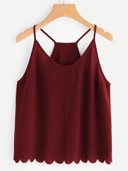 Top Con Bordo Smerlato