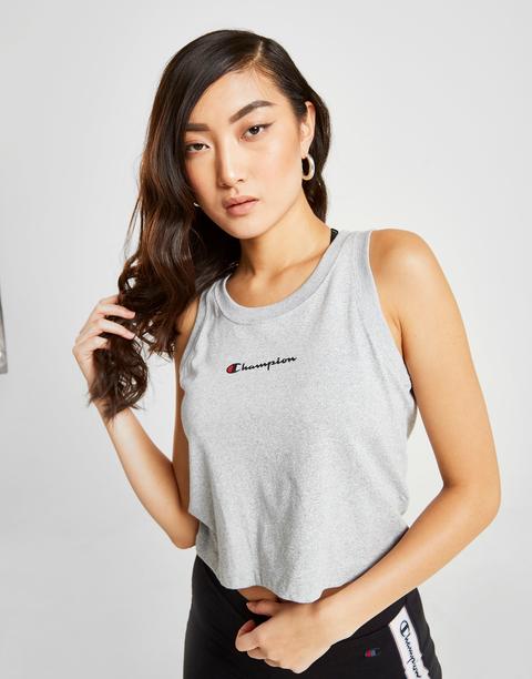 Champion Logo Crop Tanktop Damen
