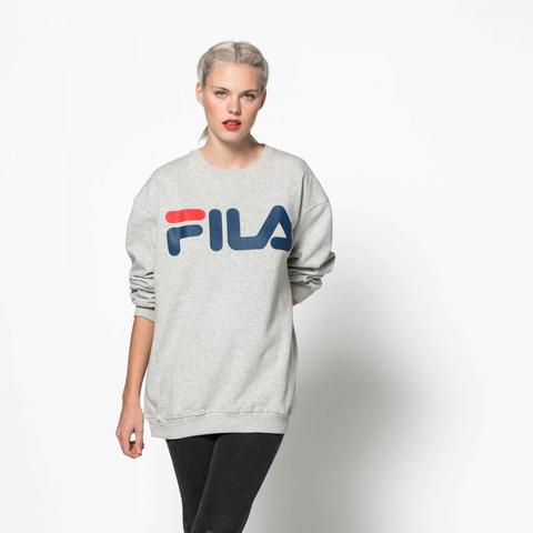 Fila Classic Logo Sweat Lightgrey-melange