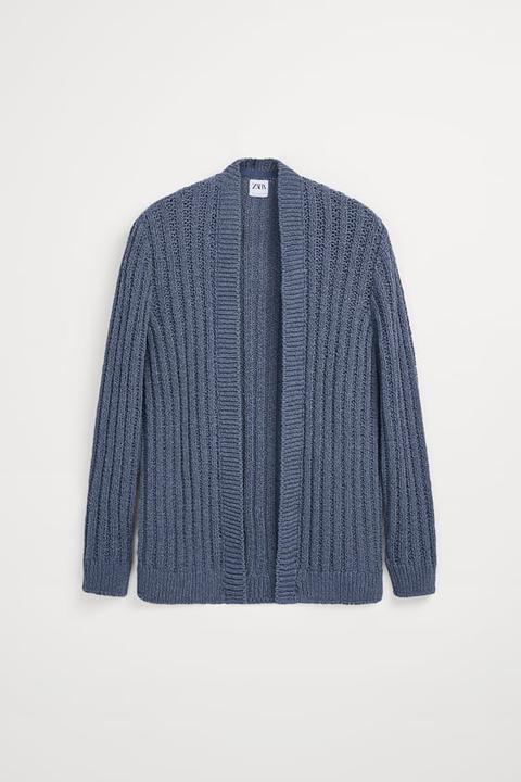 Textured Cardigan