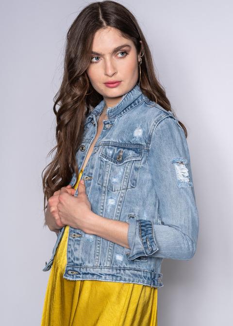 Giacca Di Jeans Con Strappi from MissJ on 21 Buttons