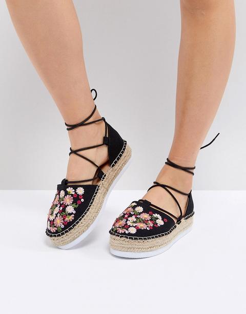 Alpargatas Con Bordados Julina De Asos