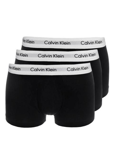 Calvin Klein Underwear Stretch Trunk 3 Pack Culotte Black