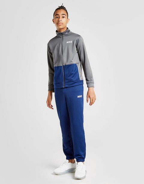 nike blue and grey tracksuit