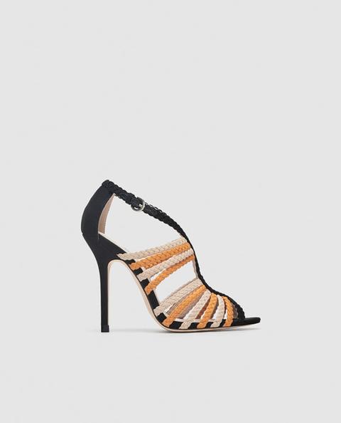 Riemchensandalette Mit Absatz