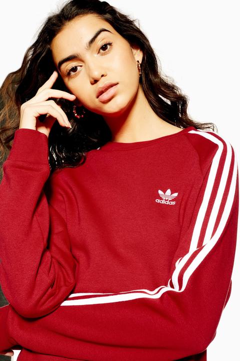 adidas red top womens
