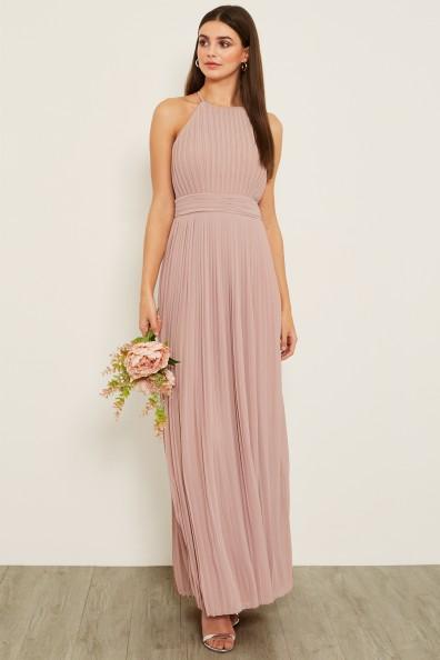 mauve maxi dress