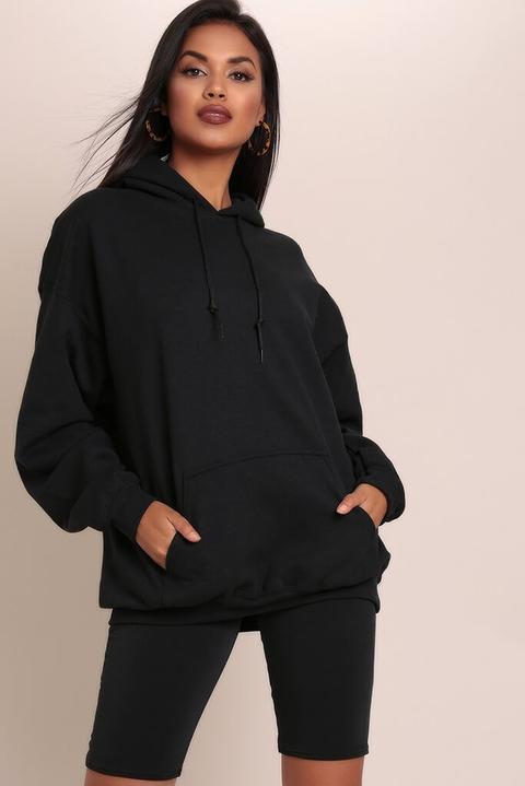 Black Oversized Hoodie