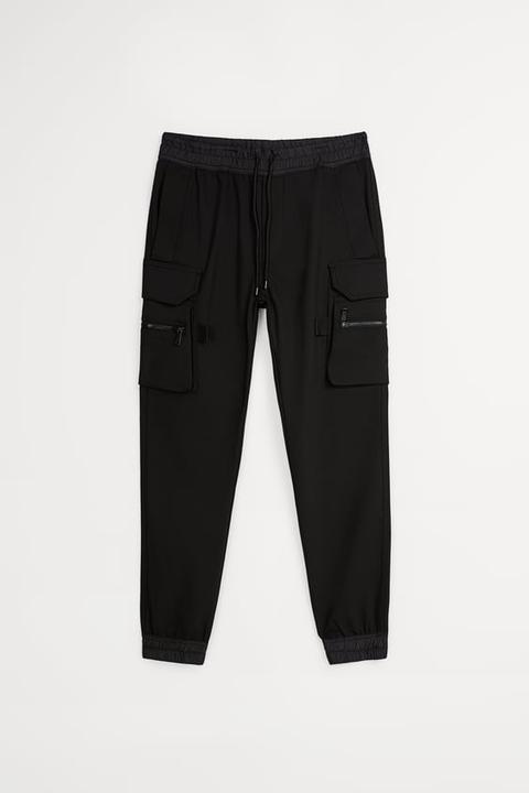 Pantalon Skinny Cargo