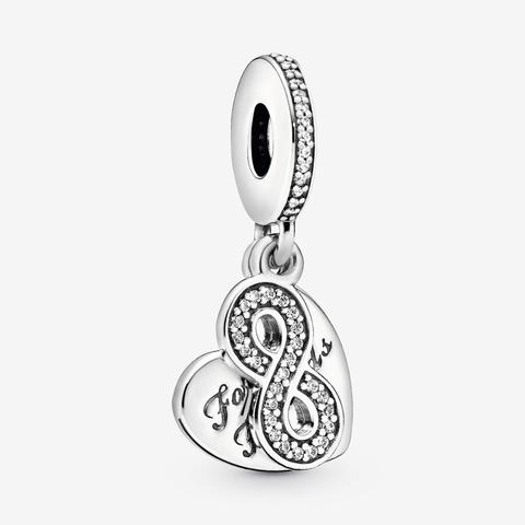 Pandora Charm Colgante Amigas Para Siempre Con Circonitas Cúbicas En Plata De Ley