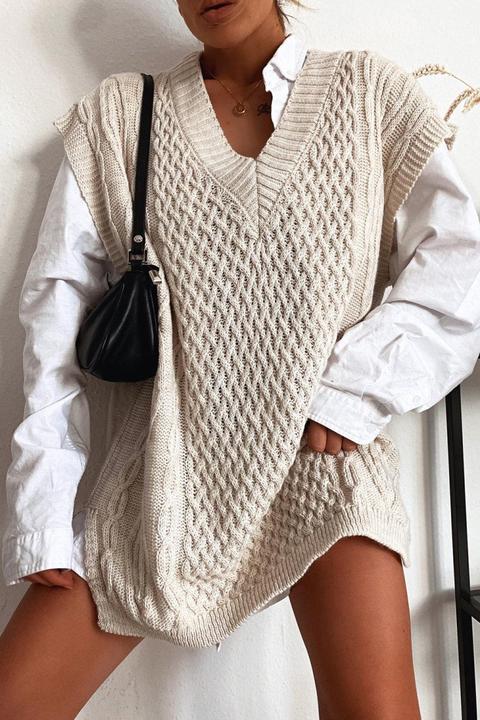 robe pull sans manche