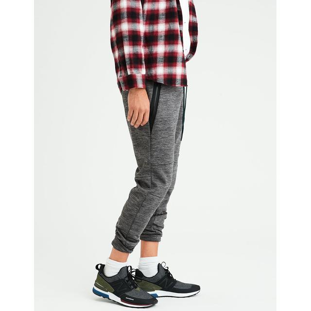 ae gridback fleece jogger