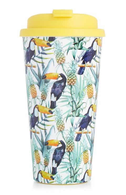 Taza De Plástico Tropical Para Café