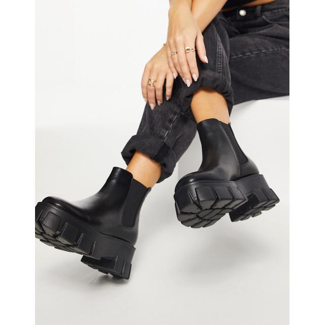 Truffle collection chunky store chelsea ankle boots