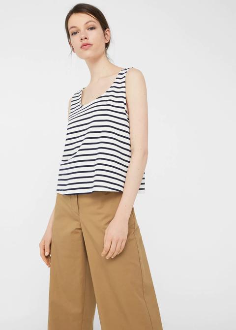 Top Aplique Crochet