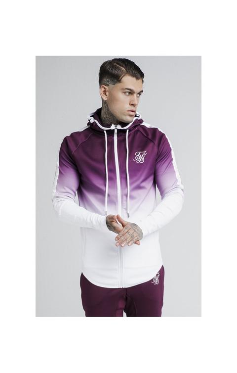 Sik silk outlet burgundy hoodie