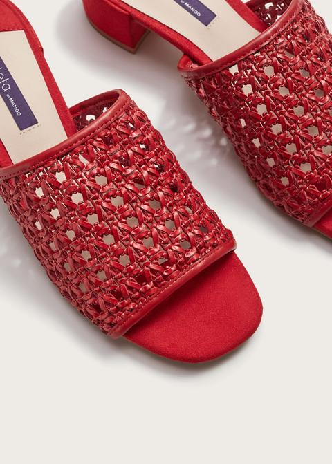 Sandalia Trenzada de Mango Outlet en 21 Buttons