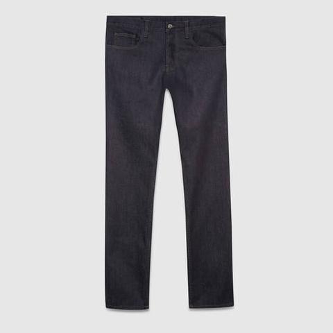 Pantalone Skinny In Denim Stretch Blu