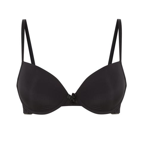 Black T-shirt Bra New Look