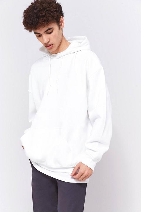 Uo White Oversized Hoodie, White
