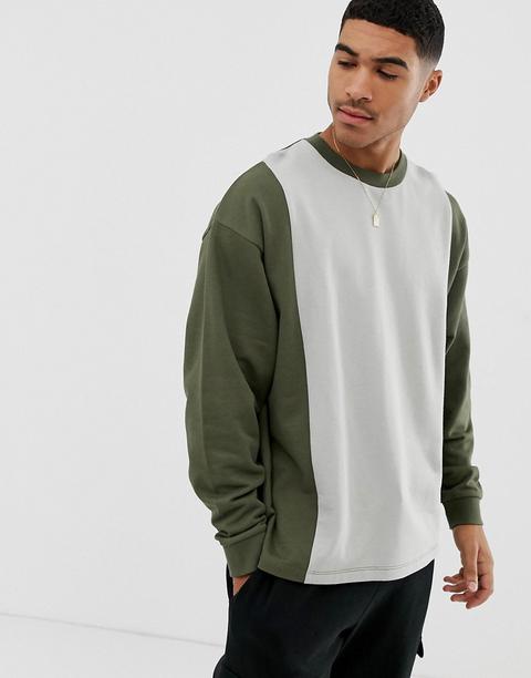 asos design oversized sweatshirt