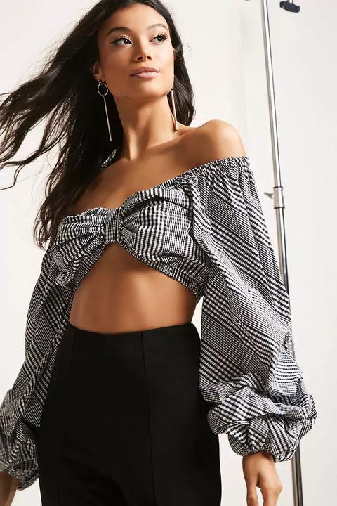 Crop Top Cuadros Vichy