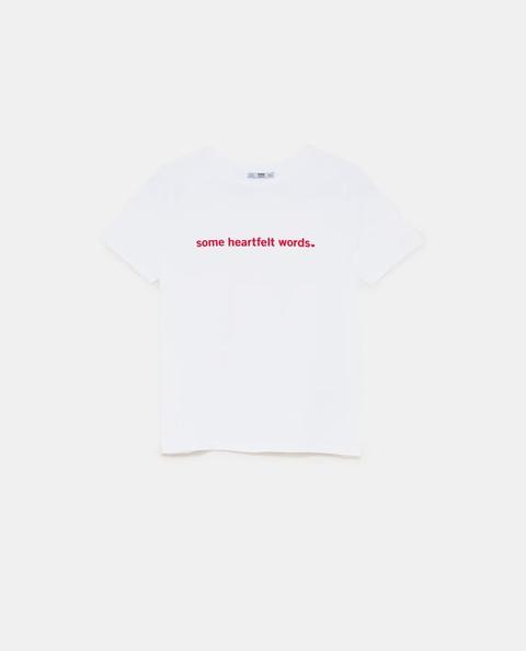 T-shirt Scritta