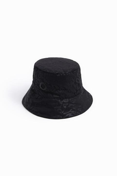 Gorro Bucket Logo-distorb Negro