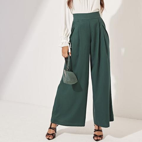Pantalon Ample Unicolore