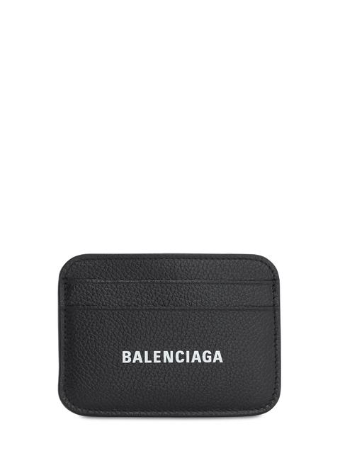 Logo Leather Card Holder