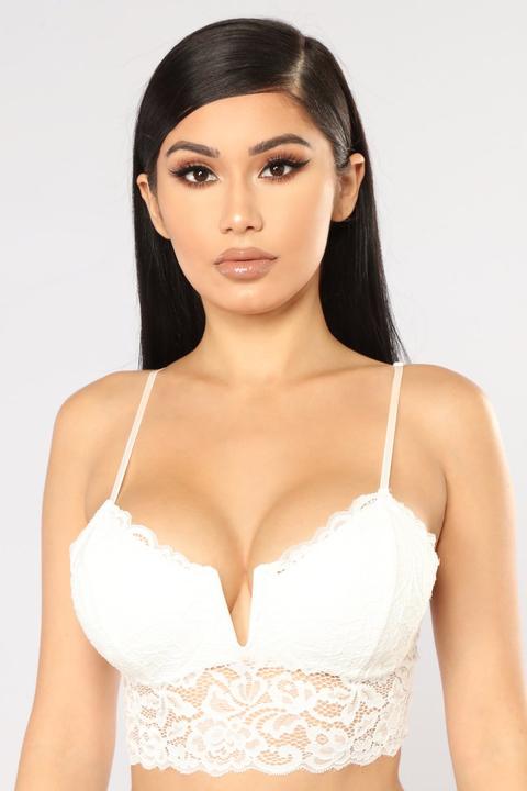 Dahlia Lace Bralette - Off White