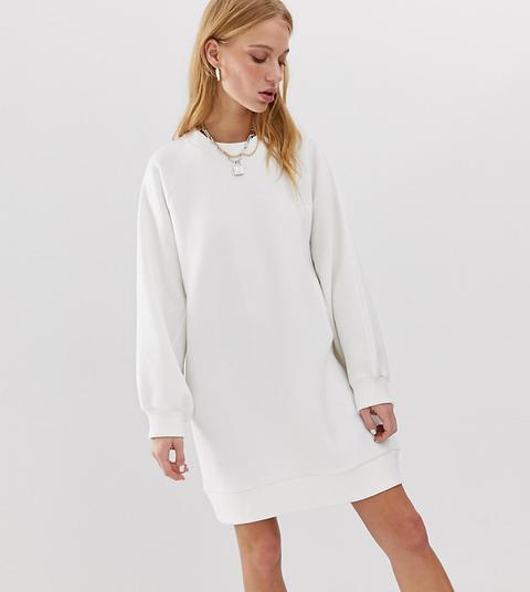 Collusion - Robe Sweat - Blanc