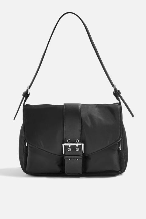 Womens Nicky Nylon Shoulder Bag - Black, Black