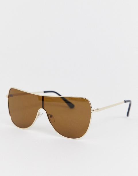 Gafas De Sol Doradas Con Diseño Recto De Jeepers Peepers-dorado
