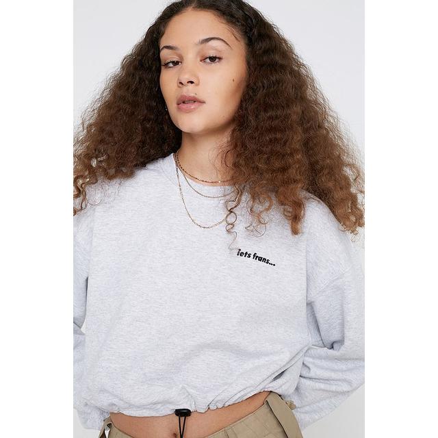 Iets frans sweatshirt grey Clearance